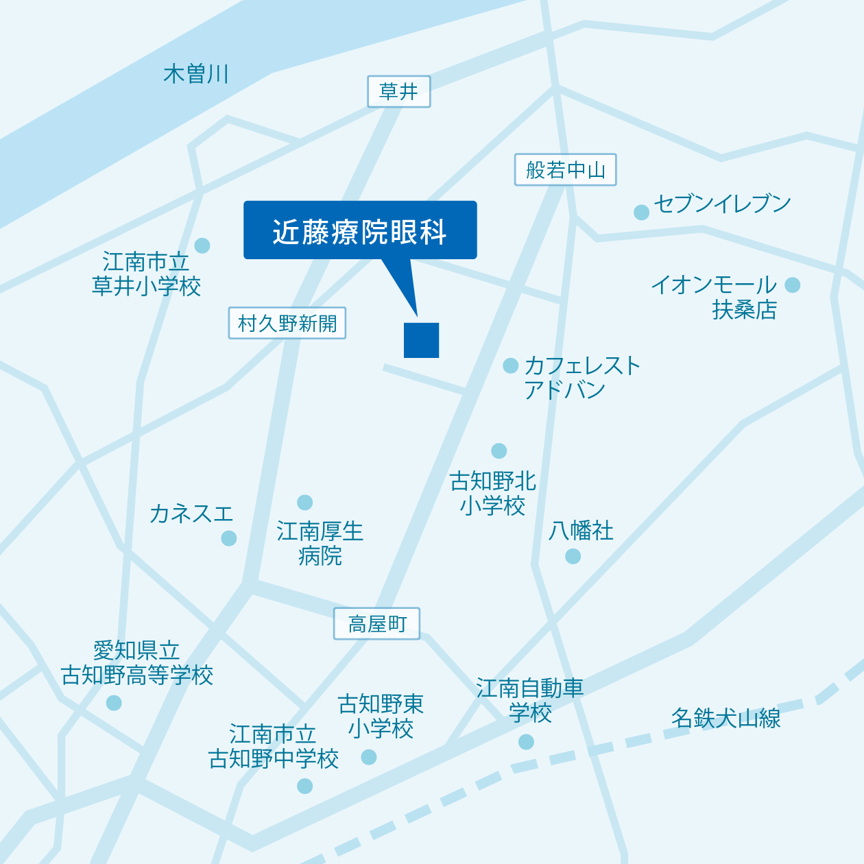 近藤療院眼科マップ